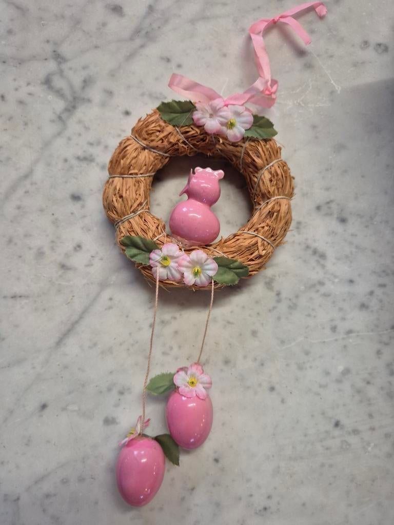 Leuke paashanger met eieren en bloemen, N.v.t., N.v.t., Ophalen of Verzenden, Zo goed als nieuw
