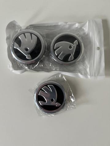 Te koop Skoda wielnaaf doppen 56 / 60 / 65mm NIEUW!! beschikbaar voor biedingen