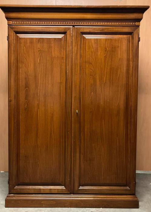 Klassieke massief kersenhouten handgemaakte (computer)kast, Antiek en Kunst, Antiek | Meubels | Kasten, Ophalen