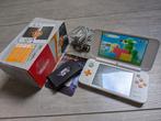 new nintendo 2ds xl incl. sky3ds+ met dock, Spelcomputers en Games, Met games, Ophalen of Verzenden, Zo goed als nieuw, Wit