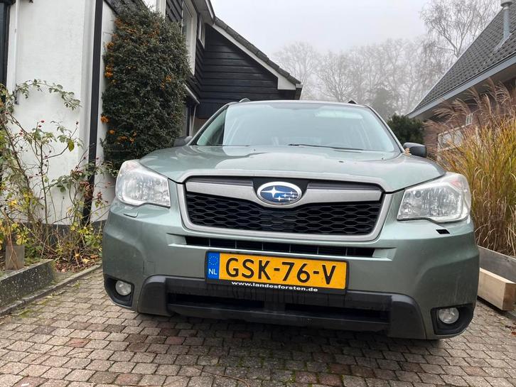 Subaru Forester 2.0 D AWD 2013 Groen km 194000, Auto's, Subaru, Particulier, Forester, Diesel, SUV of Terreinwagen, Handgeschakeld