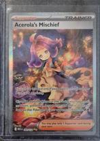 Acerola's Mischief 183/132 Foil - Zeldzame Pokémonkaart, Ophalen of Verzenden, Nieuw, Losse kaart, Foil