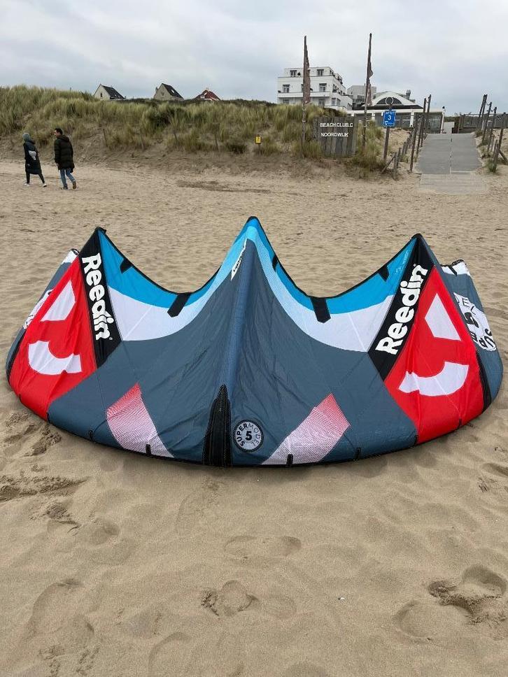 Reedin HTF2 5m2, Watersport en Boten, Kitesurfen, Zo goed als nieuw, Kite, 5 m², Geen board, Ophalen of Verzenden