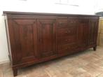 Kersenhouten Dressoir met Lades en Deuren, Ophalen, Gebruikt, 200 cm of meer, 50 tot 75 cm