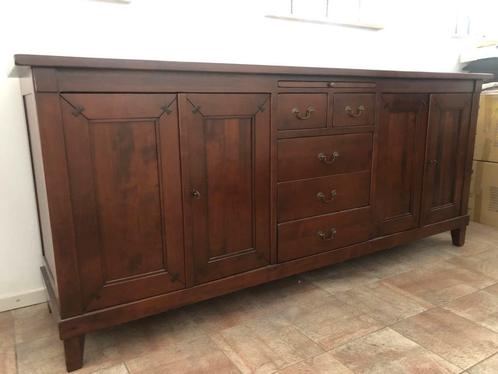 Kersenhouten Dressoir met Lades en Deuren, Huis en Inrichting, Kasten | Dressoirs, Gebruikt, 200 cm of meer, 50 tot 75 cm, Met lade(s)