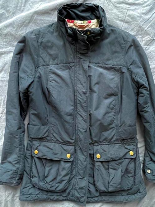 Barbour Rochdale Jacket - maat 36/38, Kleding | Dames, Jassen | Zomer, Gedragen, Maat 36 (S), Blauw, Ophalen of Verzenden