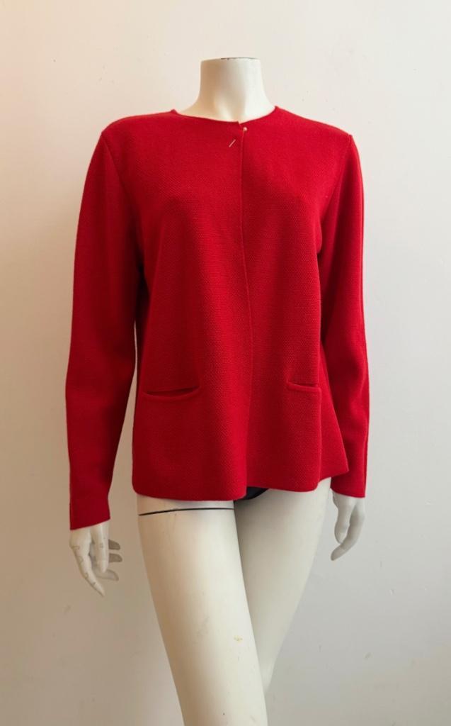 sibin linnebjerg rood wollen vestje valt als M, Kleding | Dames, Truien en Vesten, Zo goed als nieuw, Rood, Ophalen of Verzenden