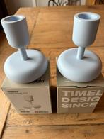 Iittala kandelaar Nappula 107 mm NIEUW, Blauw, Nieuw, Ophalen of Verzenden, Metaal