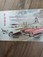 Ford Consul Zephyr Brochure - 1959, Ford, Ophalen of Verzenden, Zo goed als nieuw, Ford