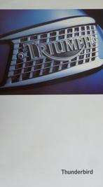 Folder TRIUMPH Thunderbird 1995 + Prijslijst, Motoren, Handleidingen en Instructieboekjes, Verzenden, Triumph