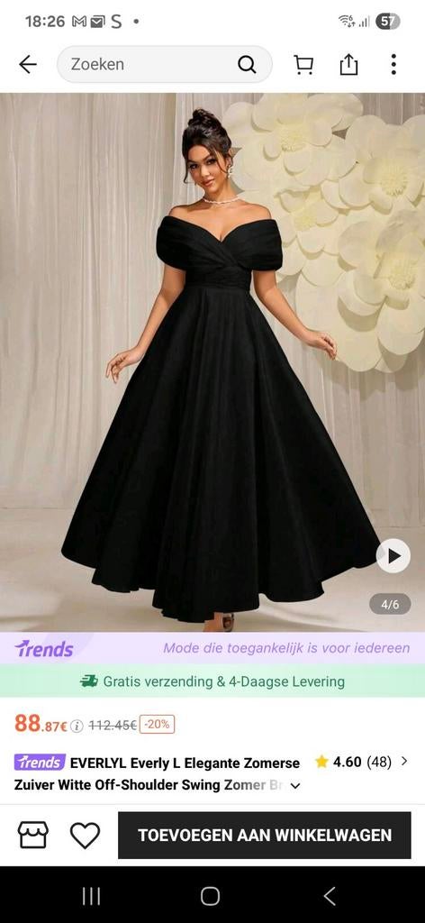 Avondjurk, Kleding | Dames, Gelegenheidskleding, Ophalen of Verzenden, Zo goed als nieuw, Maat 36 (S), Galajurk