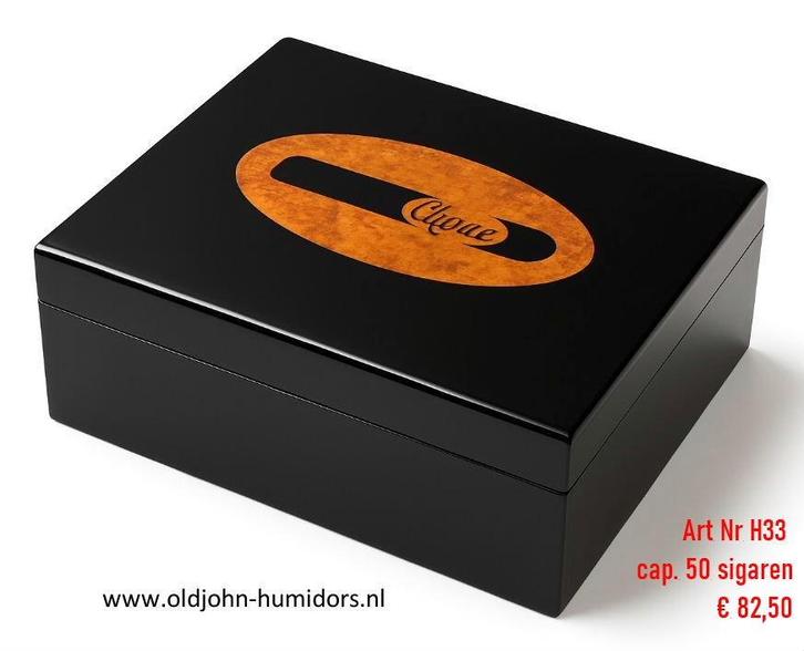 KIST HUMIDORS – GEEN GLAS – LUXE TOPSEGMENT          hkmb, Verzamelen, Rookartikelen, Aanstekers en Luciferdoosjes, Nieuw, Tabaksdoos of Verpakking