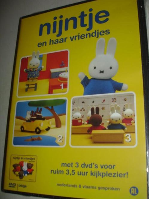 Nijntje- haar vriendjes- Verzamelbox- 3-DVD- (NIEUW/SEAL), Cd's en Dvd's, Dvd's | Kinderen en Jeugd, Nieuw in verpakking, Film