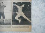 Kunstschaatsen. Sjoukje Dijkstra. Amstelveen. 1958., Verzenden, 1940 tot 1960, Nederland, Knipsel(s)