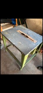 Goedwerkende Zaagtafel 230V, Doe-het-zelf en Verbouw, Gereedschap | Zaagmachines, Ophalen, Gebruikt, Cirkelzaag