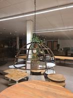 Nieuwe industriële hanglamp metaal 70cm €140, Huis en Inrichting, Lampen | Hanglampen, Ophalen, Metaal, ., Nieuw