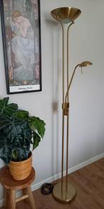 Klassieke vloerlamp met flexibele leeslamp | LED, Huis en Inrichting, Lampen | Vloerlampen, Ophalen, Klassiek, Zo goed als nieuw