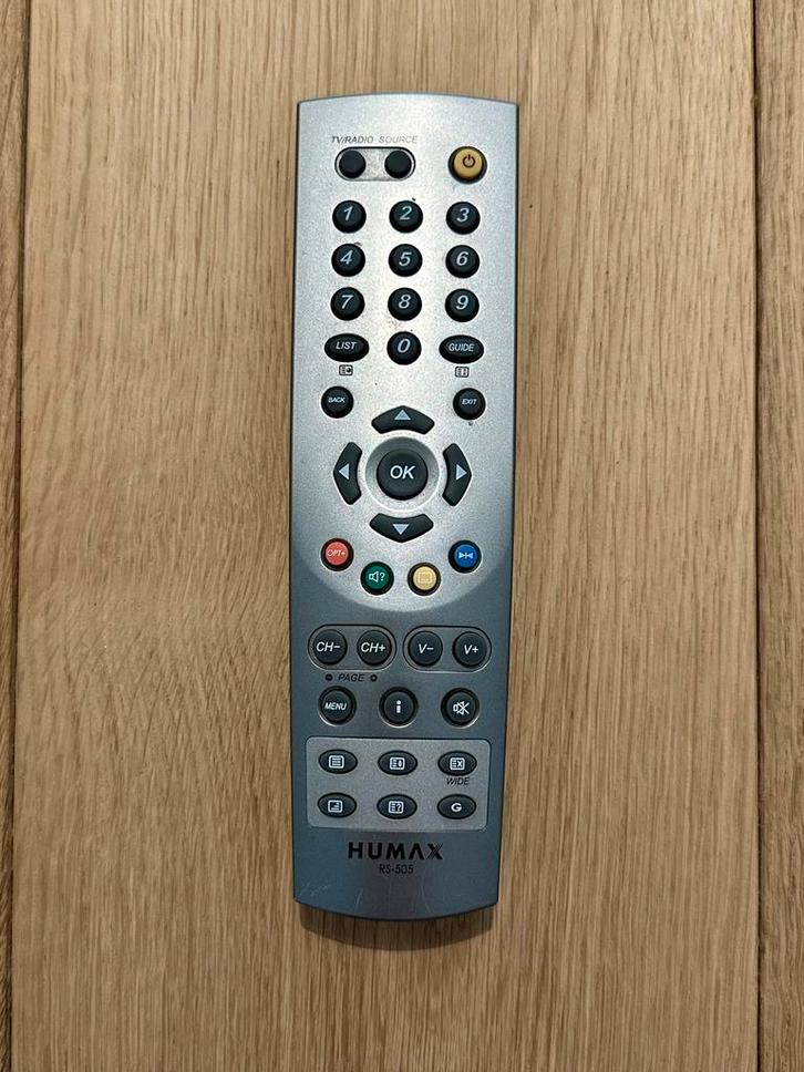 Afstandsbediening HUMAX RS-505, Audio, Tv en Foto, Afstandsbedieningen, Gebruikt, Origineel, Ophalen of Verzenden