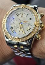 Breitling Evolution 44mm Diamand Bezel, Ophalen, Staal, Breitling, Polshorloge