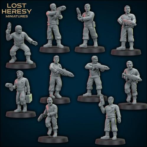 Away Team Red - Lost Heresy, Hobby en Vrije tijd, Wargaming, Nieuw, Warhammer 40000, Figuurtje(s), Verzenden