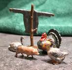 Britains Farm set boerderijdieren met vogelverschrikker., Antiek en Kunst, Antiek | Speelgoed, Ophalen of Verzenden