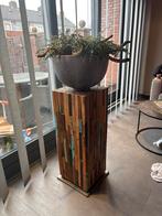 Twee houten pilaren, Ophalen of Verzenden, Gebruikt