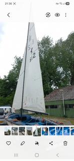Aluminium mast 7 meter met 2 zeilen., Watersport en Boten, Ophalen, Zo goed als nieuw, Minder dan 15 m²