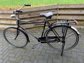 Zwarte Opafiets 55cm - Goede Staat! beschikbaar voor biedingen