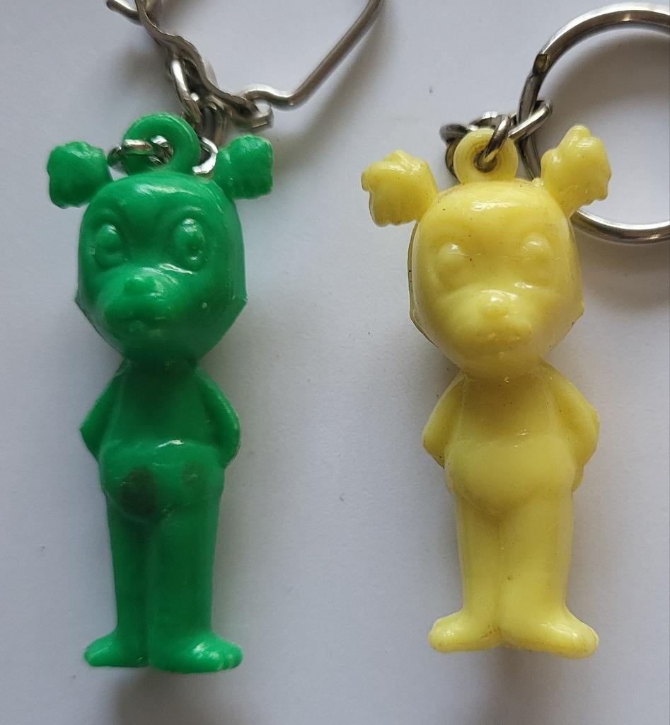 Bommel Panda Sleutelhanger - Groen & Geel, Ophalen of Verzenden, Gebruikt