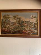 Geborduurde schilderijen, Ophalen