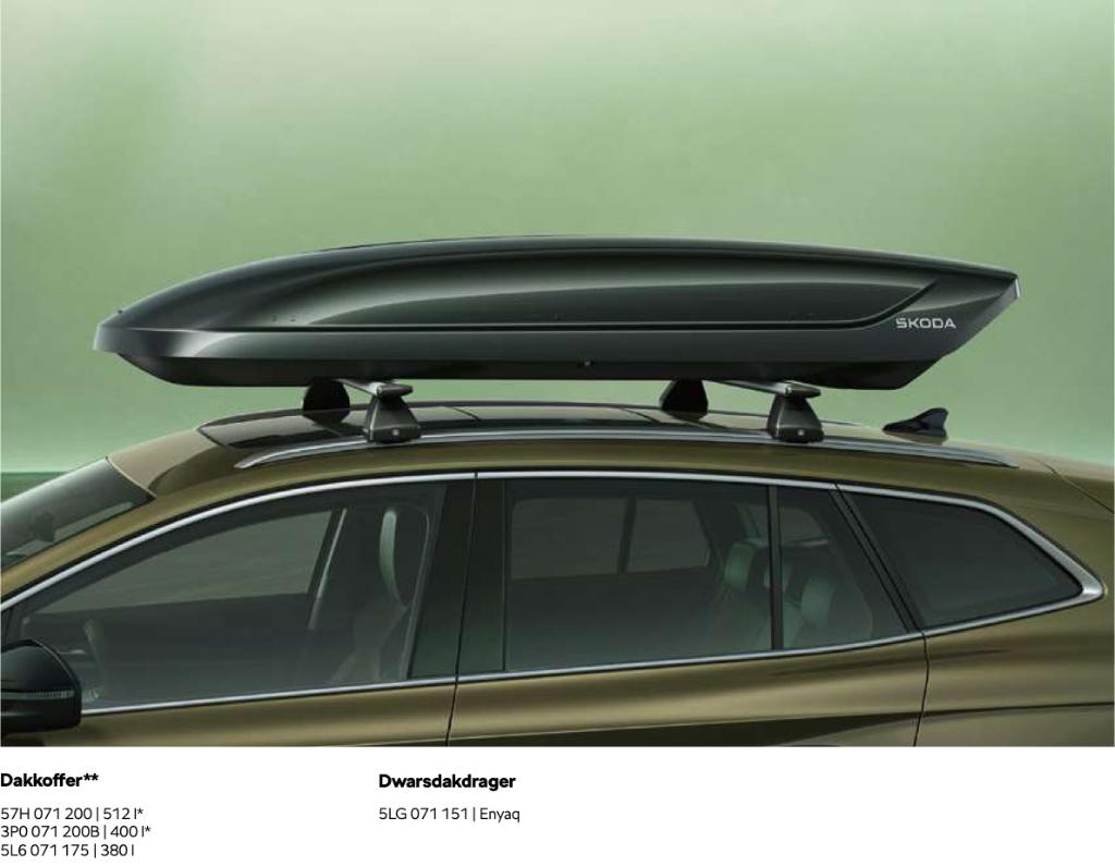 Te huur: originele skoda dakdragers, Auto diversen, Dakdragers, Ophalen, Nieuw