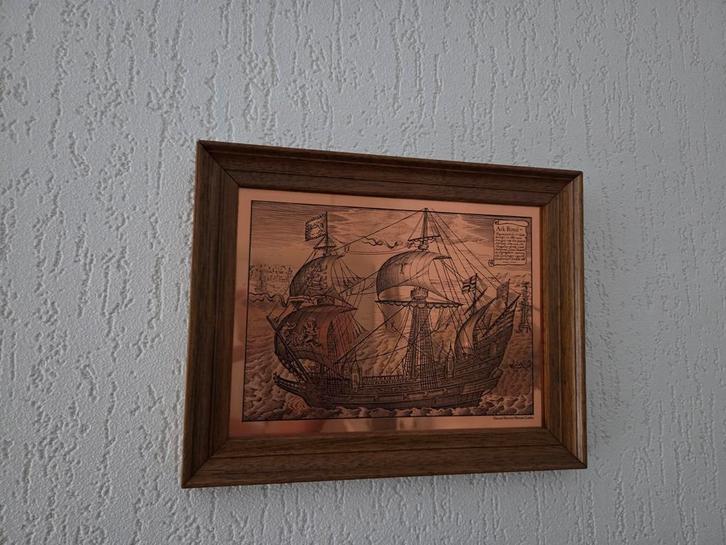 Schilderij Ark Royal - National Maritime Museum, Antiek en Kunst, Kunst | Etsen en Gravures, Ophalen of Verzenden