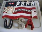 Wandbord USA Liberty 3x nieuw wanddecoratie, Ophalen of Verzenden, Nieuw