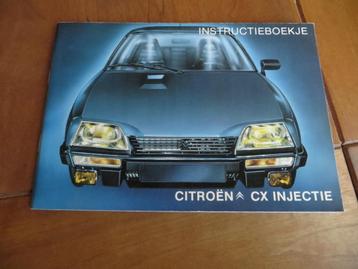 Nieuw instructieboek Citroen CX Injectie 1980 beschikbaar voor biedingen