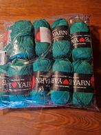 Groene wol, Ophalen of Verzenden, Zo goed als nieuw, Breien of Haken, Wol of Garen