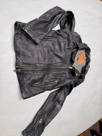 Goosecraft Leren Dames Jas Maat L - Stoere Worn Look beschikbaar voor biedingen