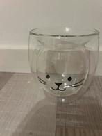 Dubbelwandige glazen kat hema zes stuks, Glas of Glazen, Ophalen of Verzenden, Overige stijlen, Glas