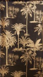 4 rollen behang Manouk / Ashford & Sons / palm goud zwart, Ophalen, 10 tot 25 m², Wit, Oosters