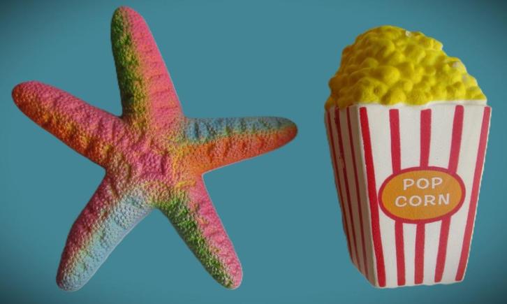 Popcorn Fidget~Squishy Popcorn~Zeester~Anti-stress speelgoed, Verzamelen, Speelgoed, Zo goed als nieuw, Ophalen of Verzenden