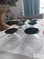Antieke glazen met merk, Huis en Inrichting, Keuken | Servies, Glas of Glazen, Gebruikt, Ophalen of Verzenden, Glas