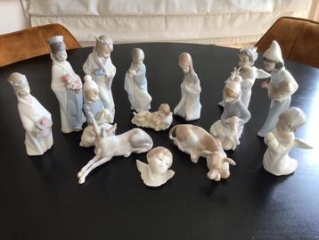 Unieke Lladro verzameling oa komplete kerststal plus beelden beschikbaar voor biedingen