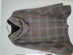Schotse cape jas, Kleding | Dames, Jassen | Winter, Ophalen of Verzenden, Zo goed als nieuw, Maat 42/44 (L), Grijs