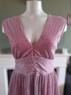 Rinascimentop zilver hard roze baby doll jurk L gratis verz, Verzenden, Zo goed als nieuw, Roze, Boven de knie