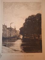 Ets van de N.Z. Voorburgwal Amsterdam van wijsmuller, Ophalen of Verzenden