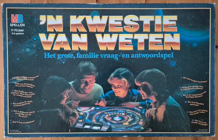 'n Kwestie van weten, Hobby en Vrije tijd, Gezelschapsspellen | Bordspellen, Ophalen of Verzenden