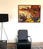 Frank Dekkers, prachtig modern landschap-schilderij, Ophalen