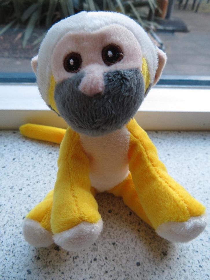 Doodshoofdaapje aap uit Petjes World dierentuin Apenheul, Kinderen en Baby's, Speelgoed | Knuffels en Pluche, Zo goed als nieuw