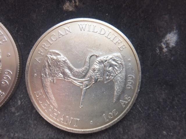 2002 Zambia - Elephant - 1 oz silver, Postzegels en Munten, Munten | Afrika, Losse munt, Zambia, Zilver, Ophalen of Verzenden
