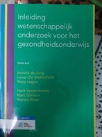 wetenschappelijk onderzoek  gezondheidsonderwijs, Ophalen of Verzenden, Zo goed als nieuw