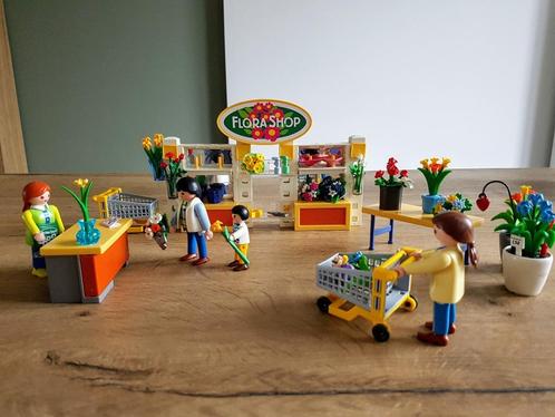 Flora Shop 4484 + extra's, Kinderen en Baby's, Speelgoed | Playmobil, Zo goed als nieuw, Complete set, Ophalen